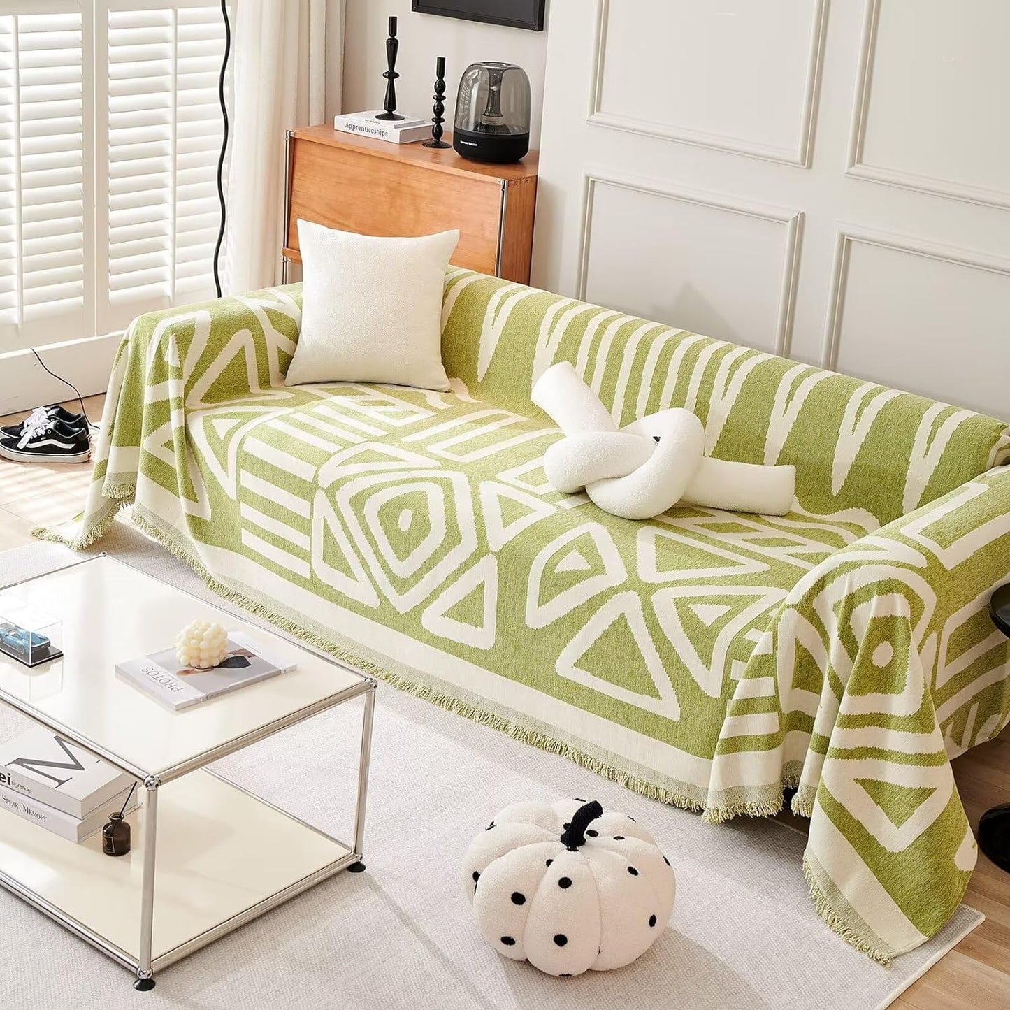 ZENLIV Boho Sofa Covers for Pets Protector Furniture Covers