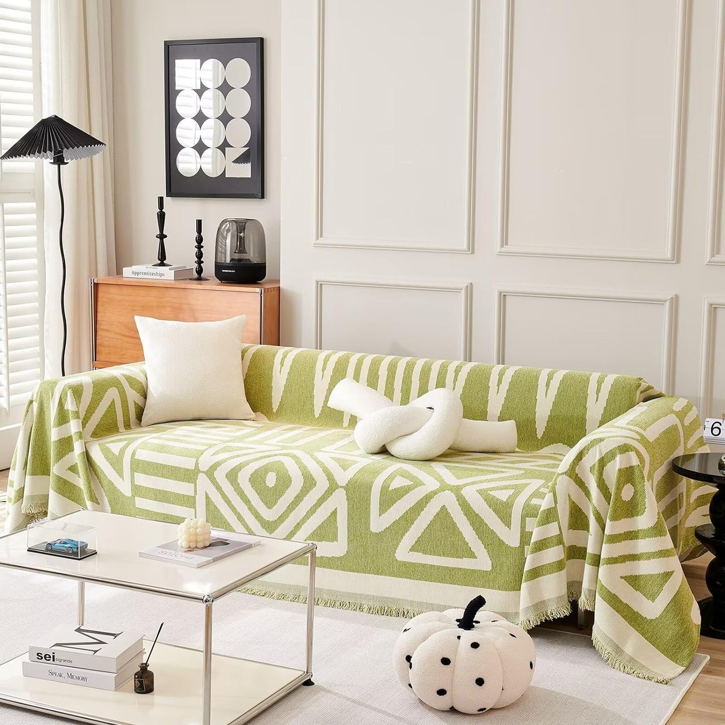 ZENLIV Boho Sofa Covers for Pets Protector Furniture Covers